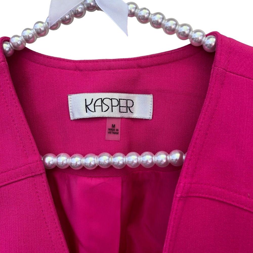 Kasper Hot Pink Office Blazer size Medium - Picture 3 of 9